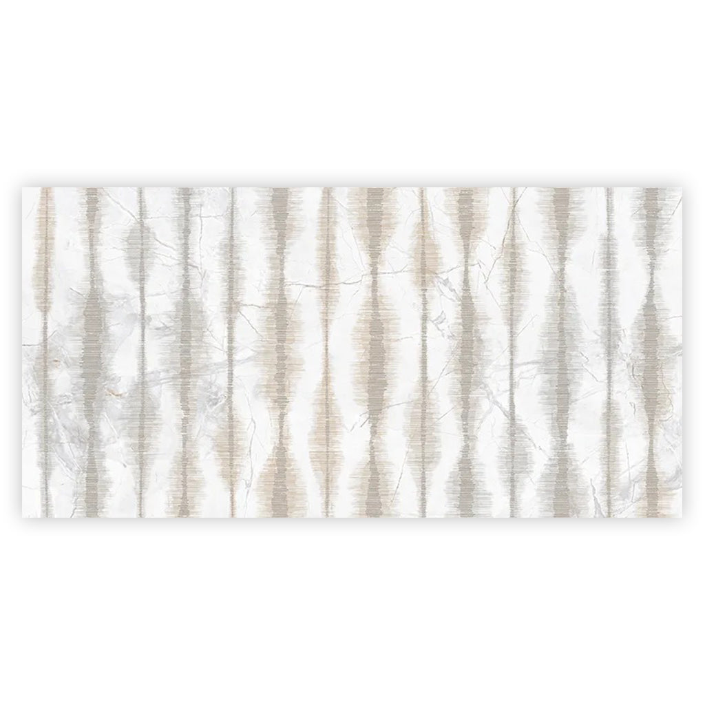 Cream beige Crisp White 24x48 Polished Porcelain Large Format Tile (1 pack, 7.75 sq ft/case)