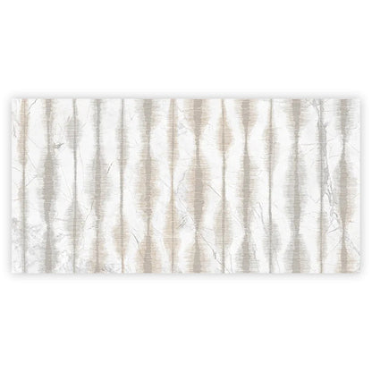 Cream beige Crisp White 24x48 Polished Porcelain Large Format Tile (1 pack, 7.75 sq ft/case)