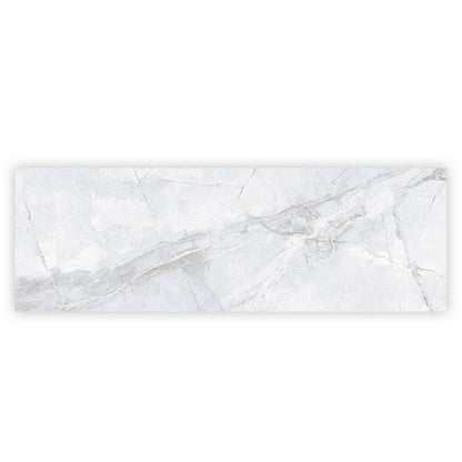 Light Grey White 16x48 Matte Ceramic Large Format Tile (3 pack, 15.5 sq ft/case)