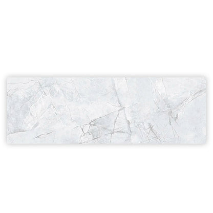 Light Grey White 16x48 Matte Ceramic Large Format Tile (3 pack, 15.5 sq ft/case)