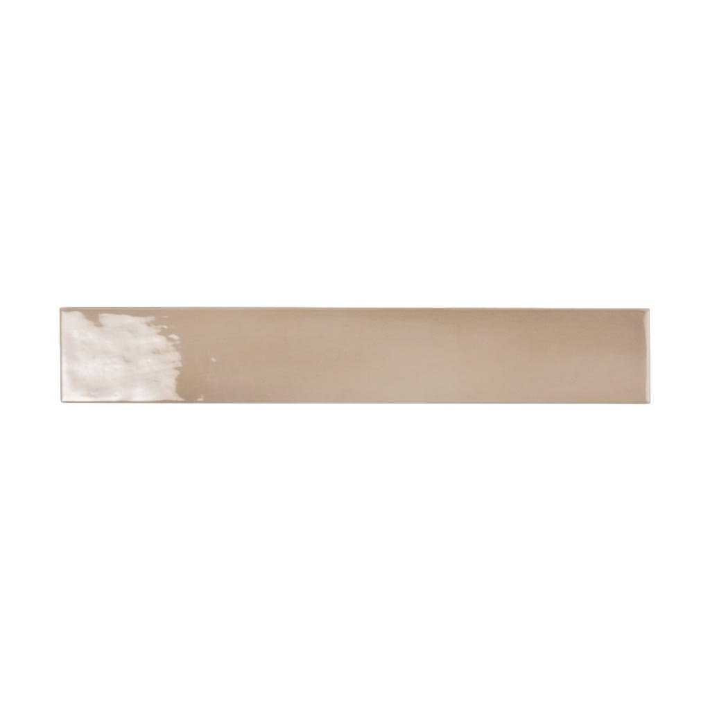 Beige 2.6x16 Glossy Ceramic Subway Tile (38 pack, 10.76 sq ft/case) - Sample