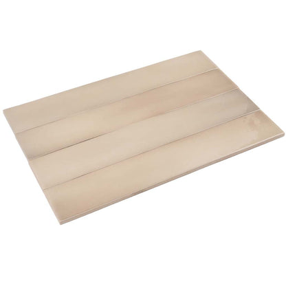 Beige 2.6x16 Glossy Ceramic Subway Tile (38 pack, 10.76 sq ft/case) - Sample