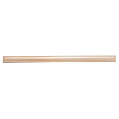 Beige 0.5x8 Glossy Ceramic Pencil Tile Trim (10 pack, 0.3 sq ft/case)