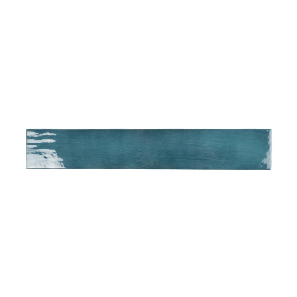 Teal Green 2.6x16 Glossy Ceramic Subway Tile (38 pack, 10.76 sq ft/case)