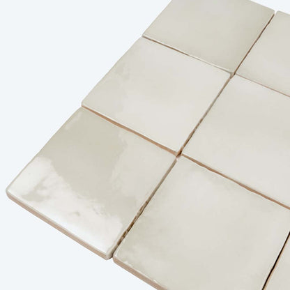 Tea Green 4x4 Glossy Square Ceramic Tile (50 pack, 5.38 sq ft/case) - Sample