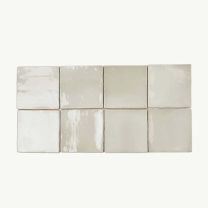 Silken 3.94 in. x 3.94 in. Glossy Tea Green Ceramic Square Tile (60 pack, 6.46 sq. ft./case)