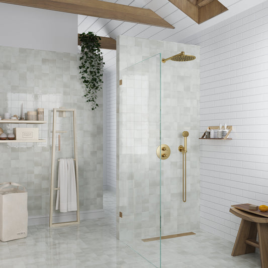Tea Green 4x4 Glossy Square Ceramic Tile (50 pack, 5.38 sq ft/case) - Sample