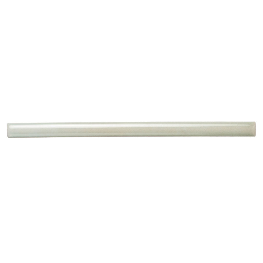 Tea Green 0.5x8 Glossy Ceramic Pencil Tile Trim (10 pack, 0.3 sq ft/case) - Sample