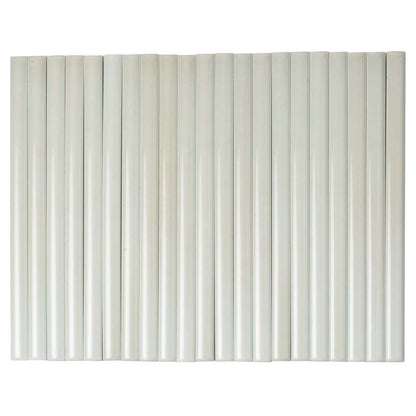 Tea Green 0.5x8 Glossy Ceramic Pencil Tile Trim (10 pack, 0.3 sq ft/case)