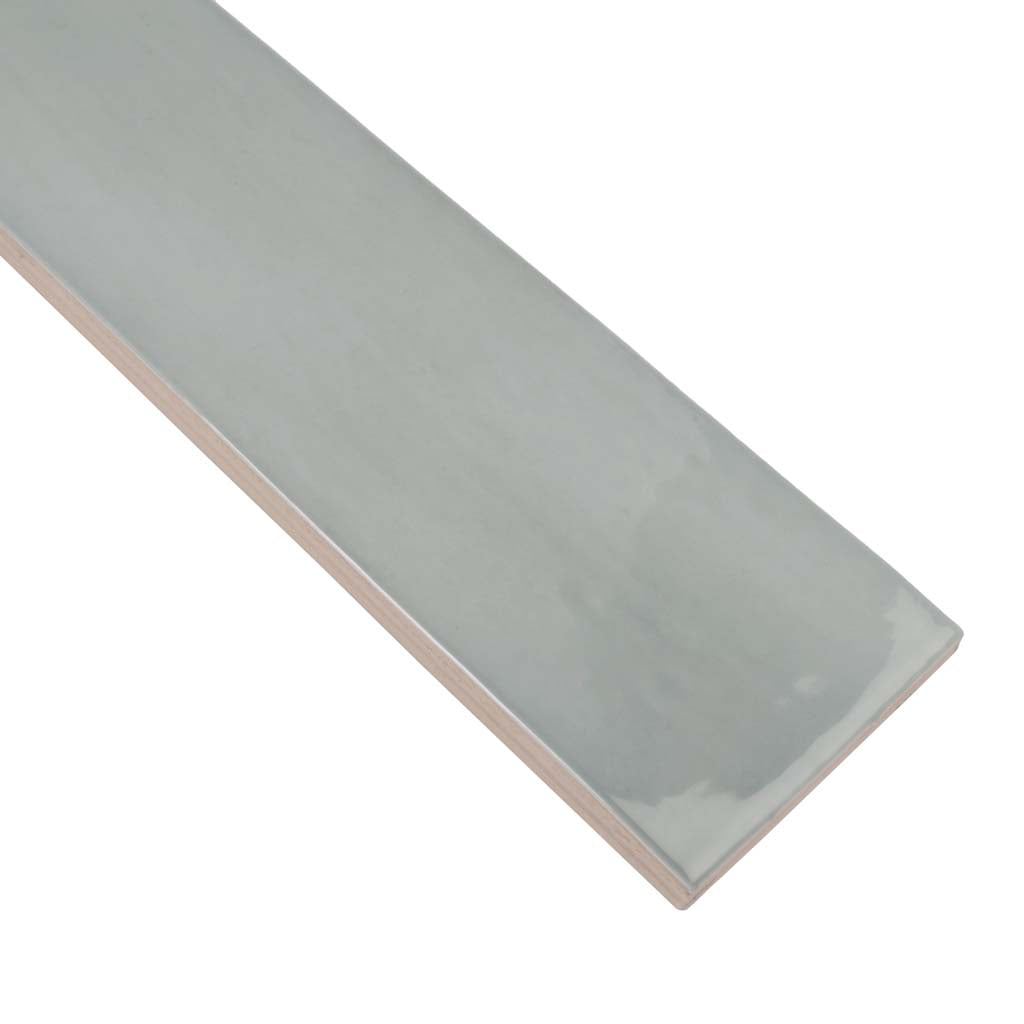 Benjamin Moore Smoke 2.6x16 Glossy Ceramic Subway Tile (38 pack, 10.76 sq ft/case)