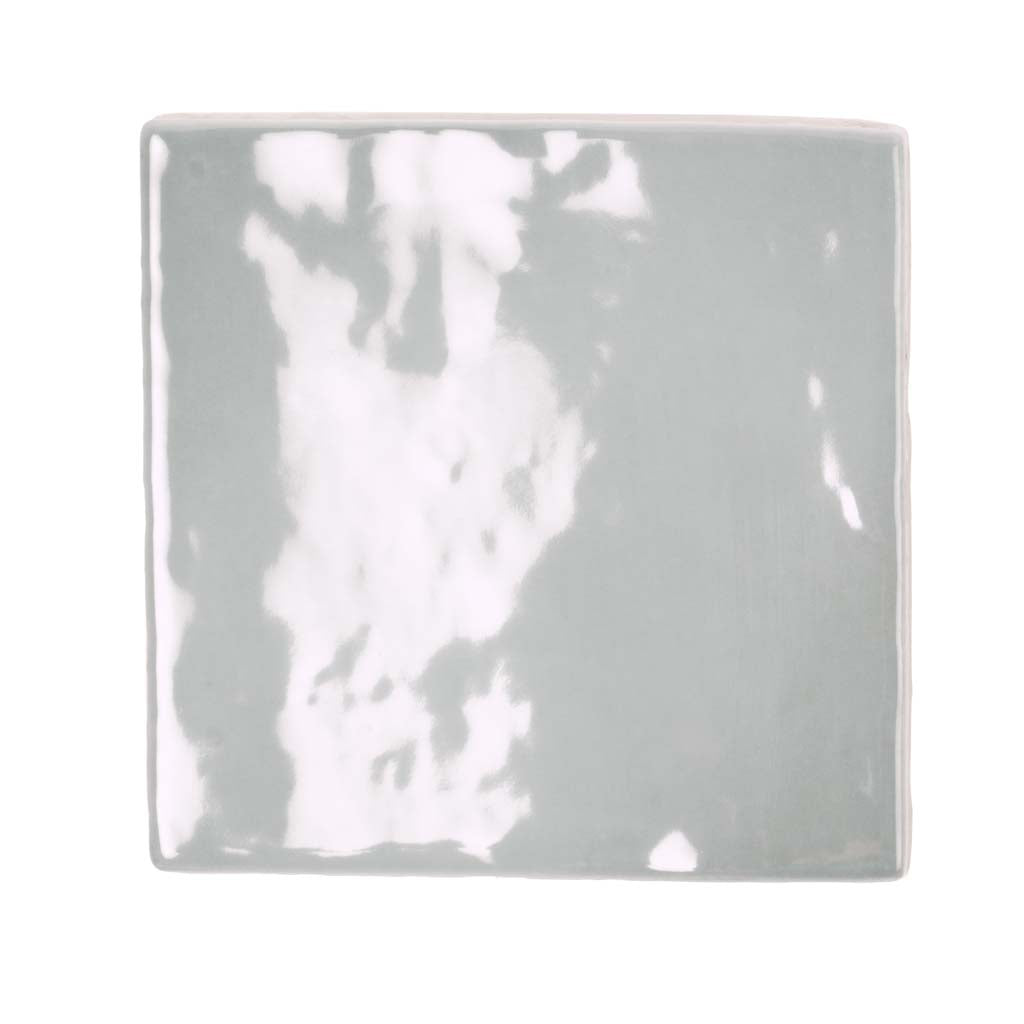 Silken 3.94 in. x 3.94 in. Glossy Benjamin Moore Smoke Ceramic Square Wall and Floor Tile-Sample
