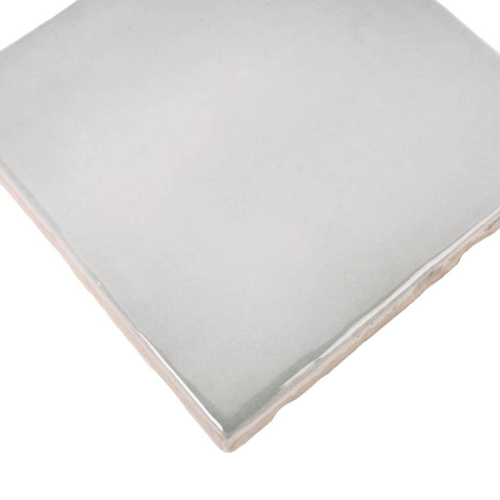 Silken 3.94 in. x 3.94 in. Glossy Benjamin Moore Smoke Ceramic Square Wall and Floor Tile-Sample