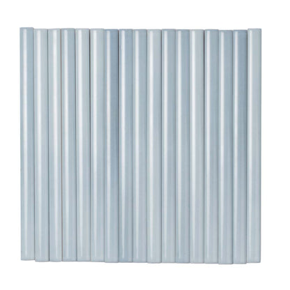 Benjamin Moore Smoke 0.5x8 Glossy Ceramic Pencil Tile Trim (10 pack, 0.3 sq ft/case) - Sample