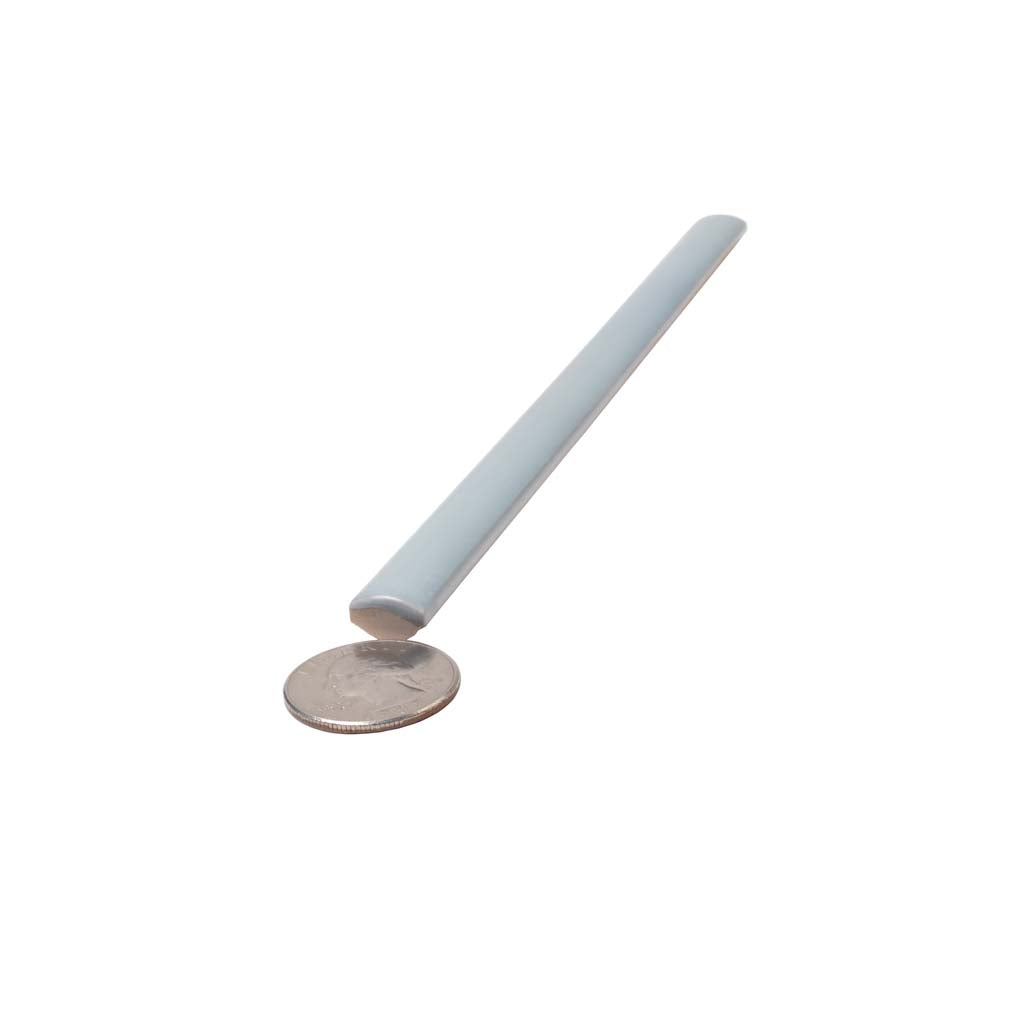 Benjamin Moore Smoke 0.5x8 Glossy Ceramic Pencil Tile Trim (10 pack, 0.3 sq ft/case)