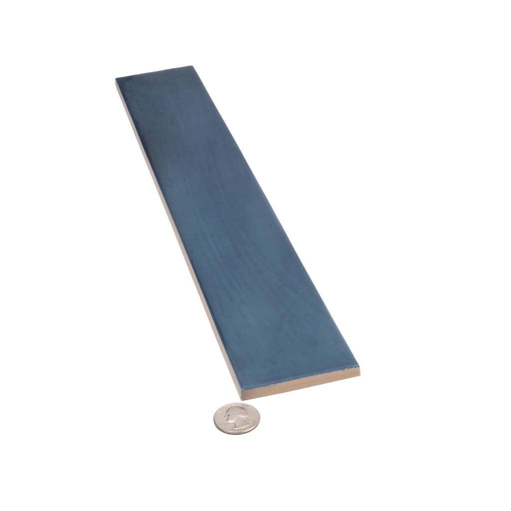 Navy Blue 2.6x16 Glossy Ceramic Subway Tile (38 pack, 10.76 sq ft/case)