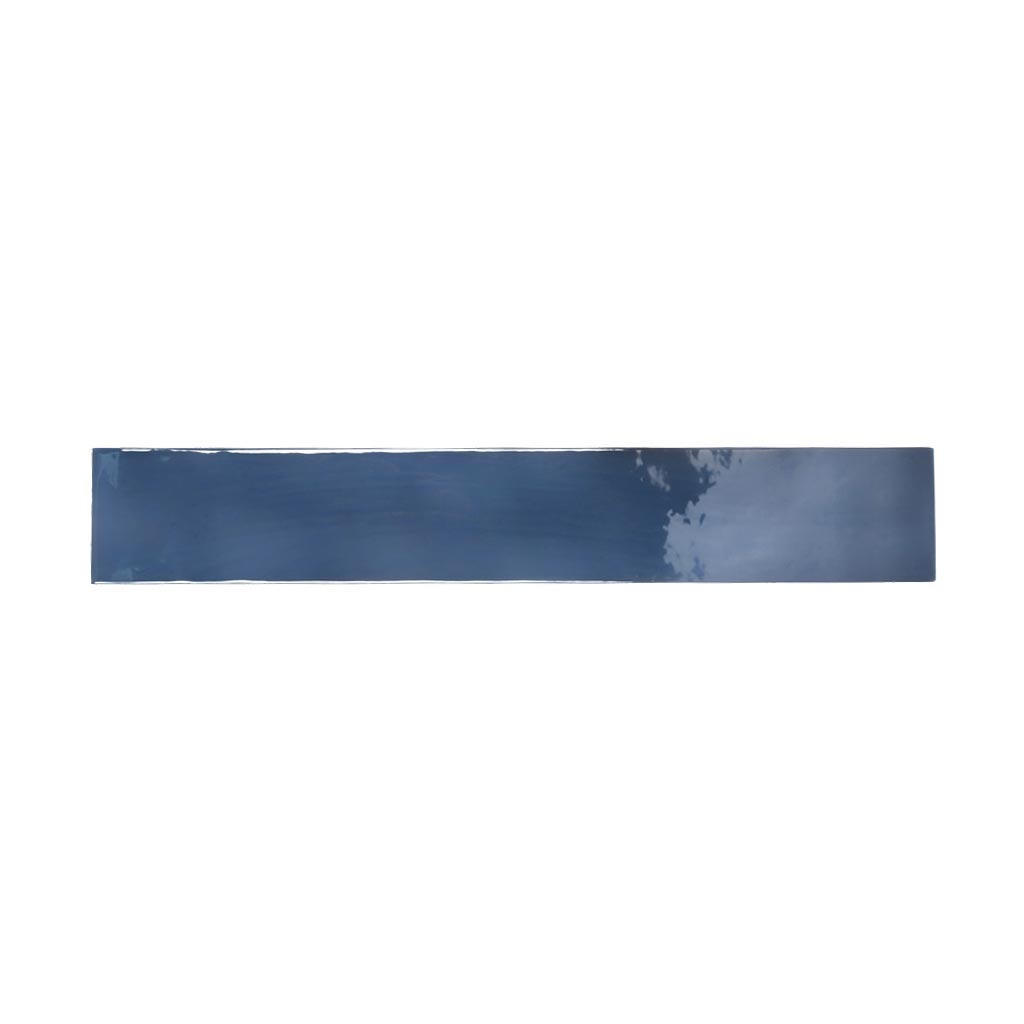 Navy Blue 2.6x16 Glossy Ceramic Subway Tile (38 pack, 10.76 sq ft/case) - Sample