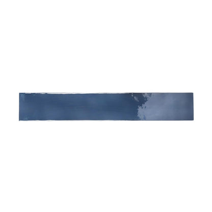 Navy Blue 2.6x16 Glossy Ceramic Subway Tile (38 pack, 10.76 sq ft/case) - Sample