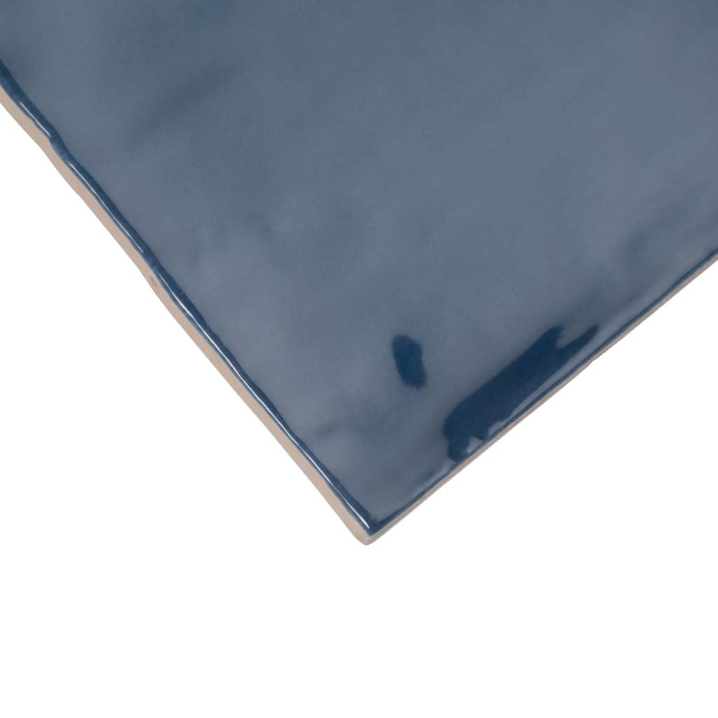 Navy Blue 4x4 Glossy Square Ceramic Tile (60 pack, 6.48 sq ft/case)