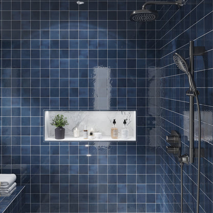 Navy Blue 4x4 Glossy Square Ceramic Tile (60 pack, 6.48 sq ft/case)