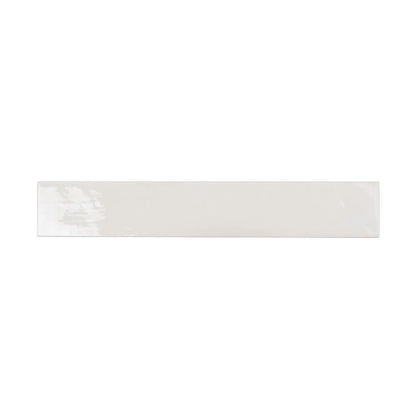 Ivory White 2.6x16 Glossy Ceramic Subway Tile (38 pack, 10.76 sq ft/case) - Sample