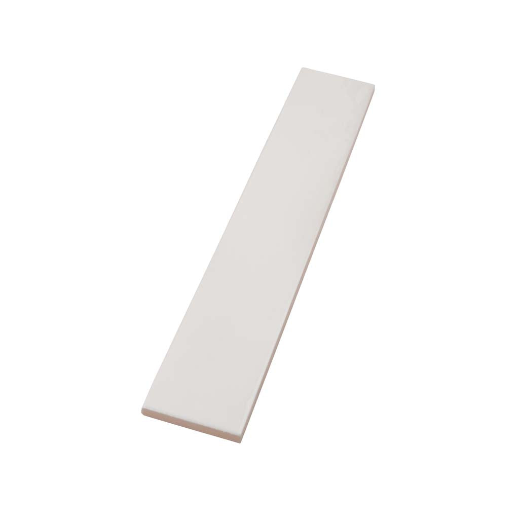 Ivory White 2.6x16 Glossy Ceramic Subway Tile (38 pack, 10.76 sq ft/case) - Sample