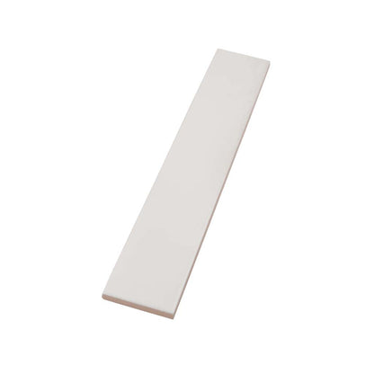 Ivory White 2.6x16 Glossy Ceramic Subway Tile (38 pack, 10.76 sq ft/case) - Sample