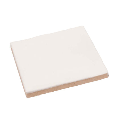 Ivory White 4x4 Glossy Square Ceramic Tile (60 pack, 6.46 sq ft/case)