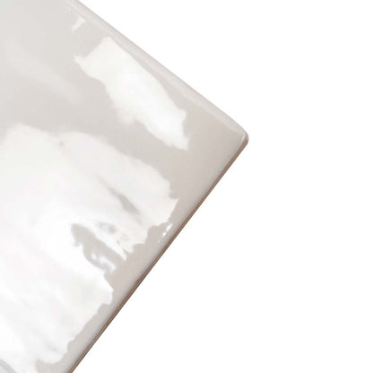 Ivory White 4x4 Glossy Square Ceramic Tile (60 pack, 6.46 sq ft/case)