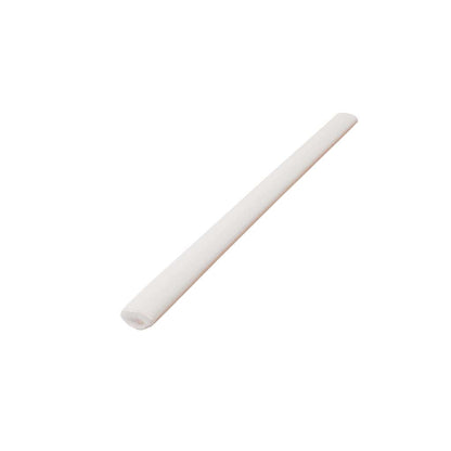 Ivory White 0.5x8 Glossy Ceramic Pencil Tile Trim (10 pack, 0.3 sq ft/case)