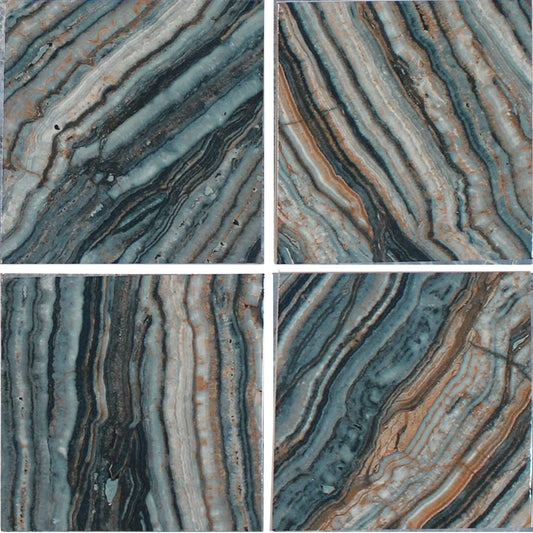 Aquatica Green Porcelain Pool Tile 6"x6" - Onyx Collection