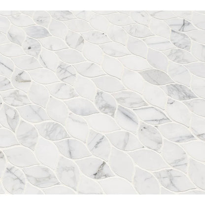 MSI Calacatta Blanco Polished Marble Mosaic Tile 11.62"x13.38"