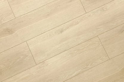 Calypso Tan Micro Bevel Matte 9.25"x60" Waterproof Laminate Flooring 12mm - Linea