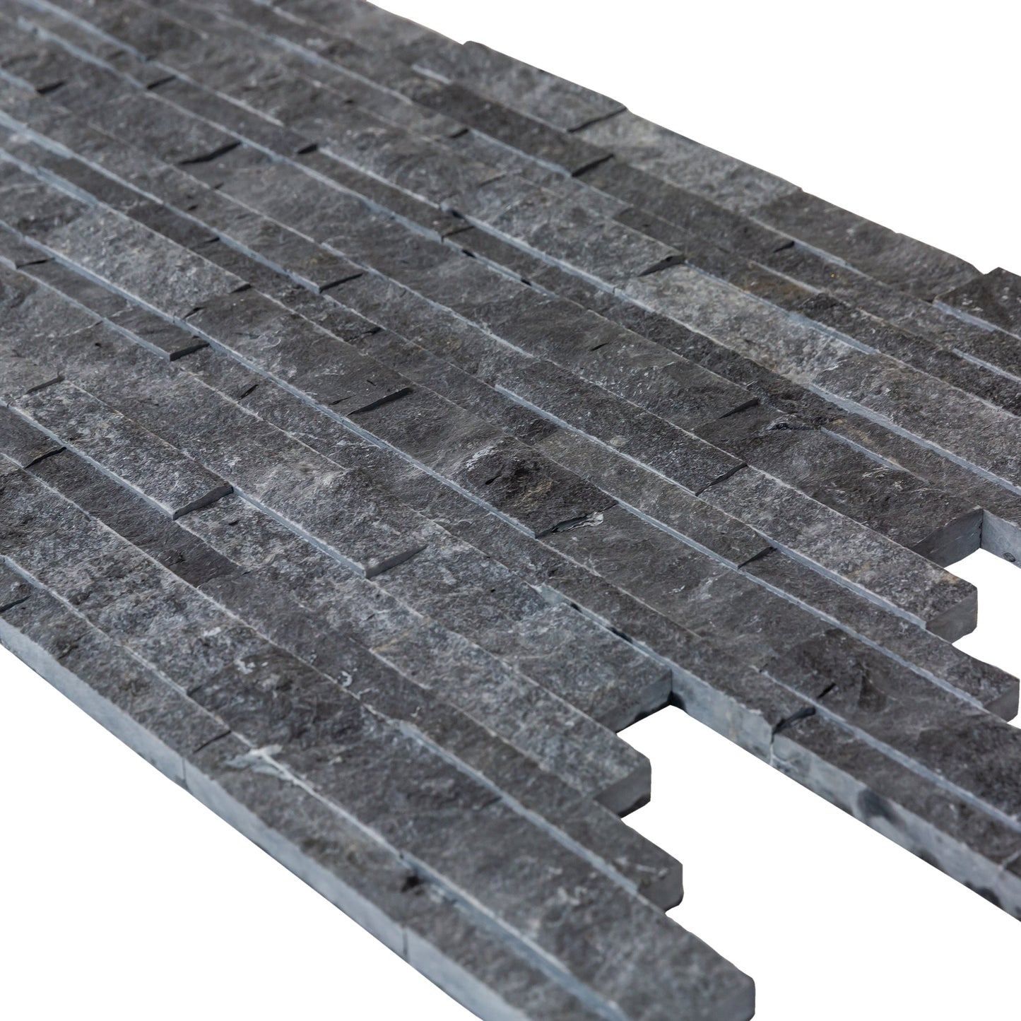 Charcoal Cambria Ledger 3D Panel 6.8"x20.8" Split-face Natural Marble Wall Tile