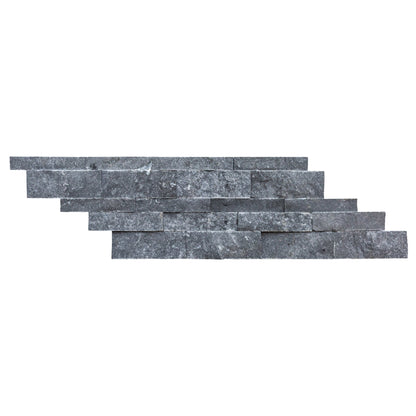 Charcoal Cambria Ledger 3D Panel 6.8"x20.8" Split-face Natural Marble Wall Tile