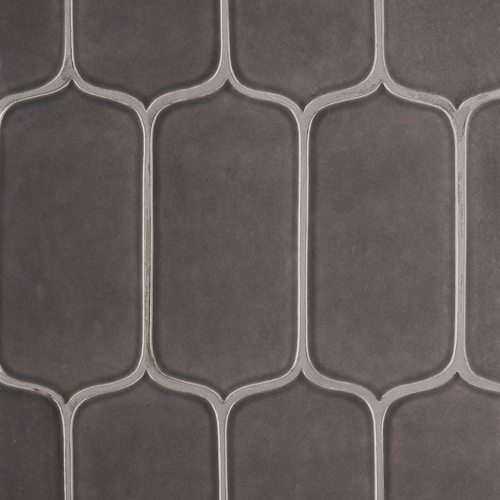 Coffee Glossy Tear Field Ceramic Tile
