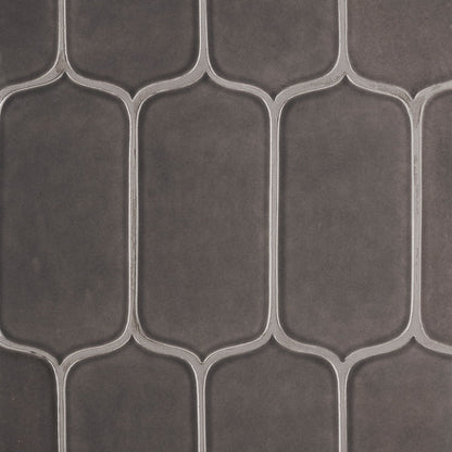 Coffee Glossy Tear Field Ceramic Tile