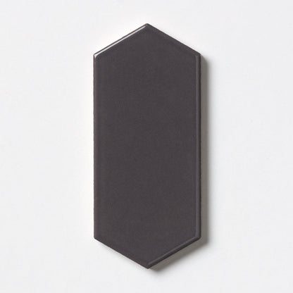 Coffee Glossy Picket Ceramic Tile
