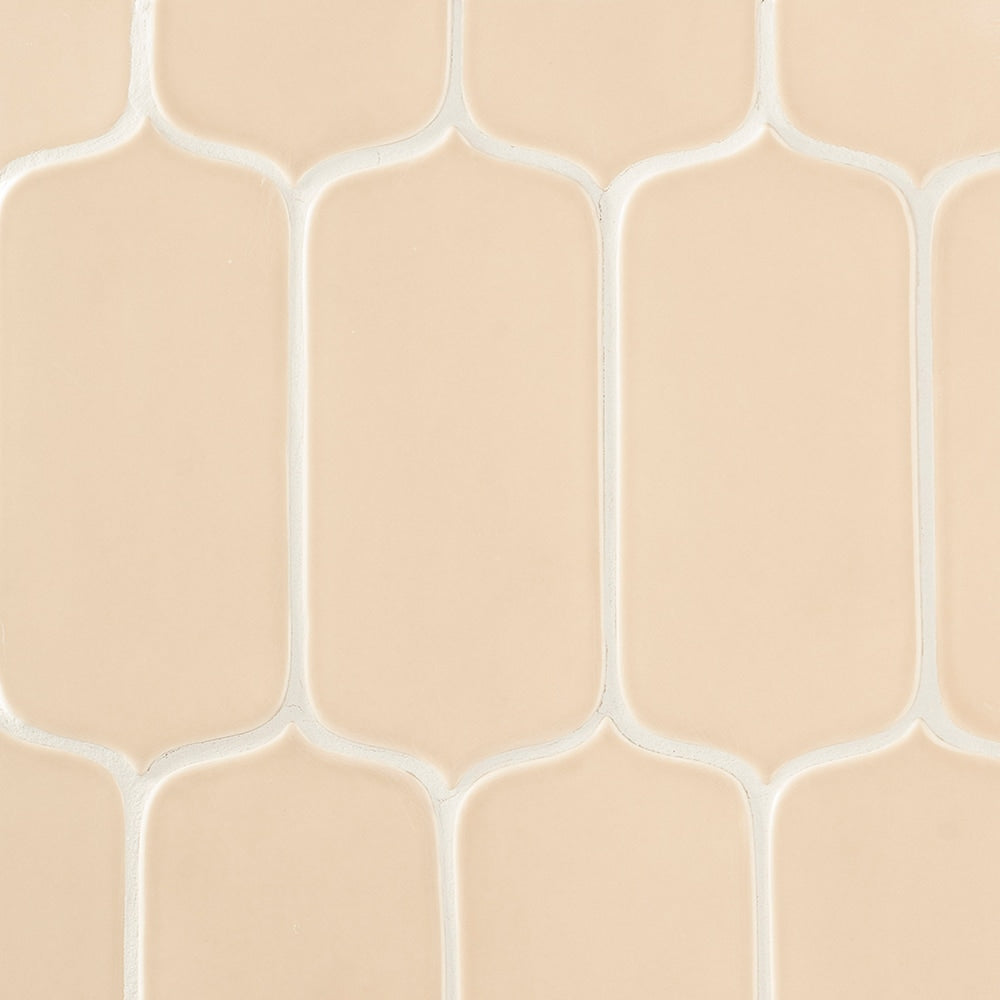 Caramel Glossy Tear Field Ceramic Tile