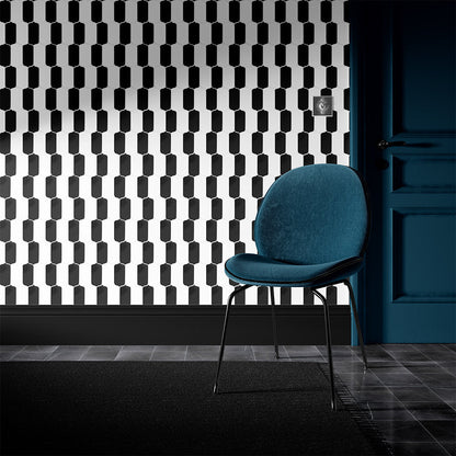 Midnight Glossy Tear Field Ceramic Tile