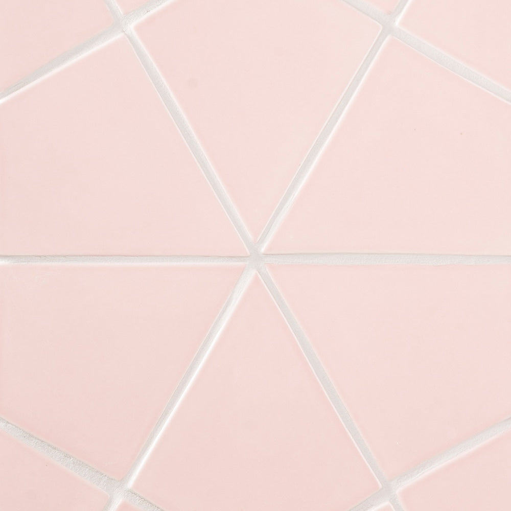 Blush Glossy Diamante Ceramic Tile