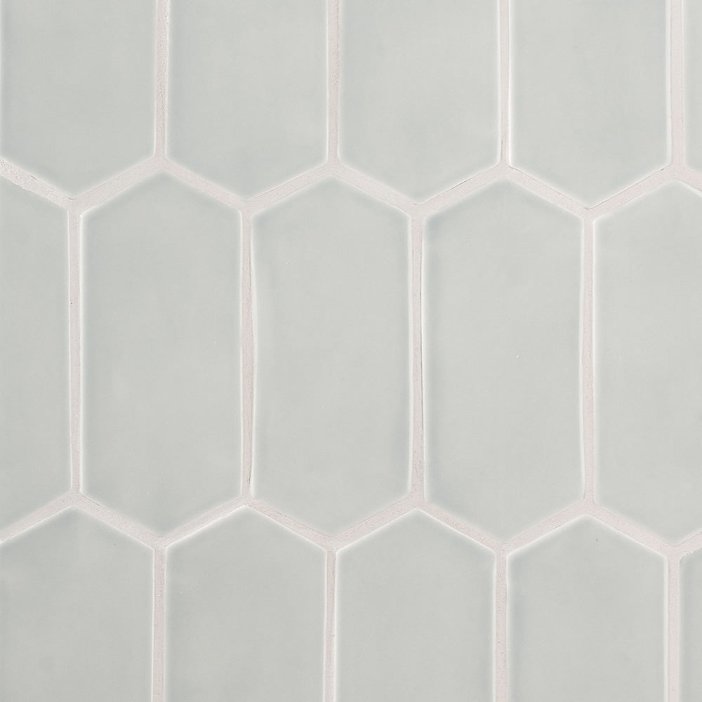 Pebble Glossy Picket Ceramic Tile