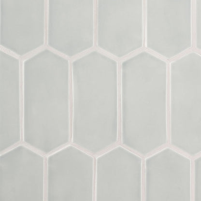 Pebble Glossy Picket Ceramic Tile
