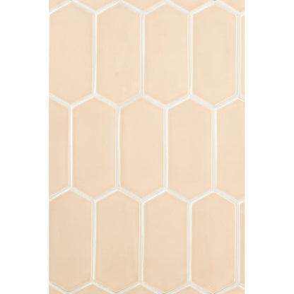 Caramel Glossy Picket Ceramic Tile