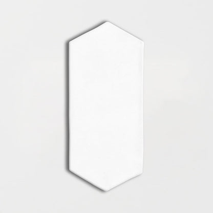 Blanco Real Glossy Picket Ceramic Tile