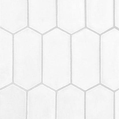 Cotton Matte Picket Ceramic Tile