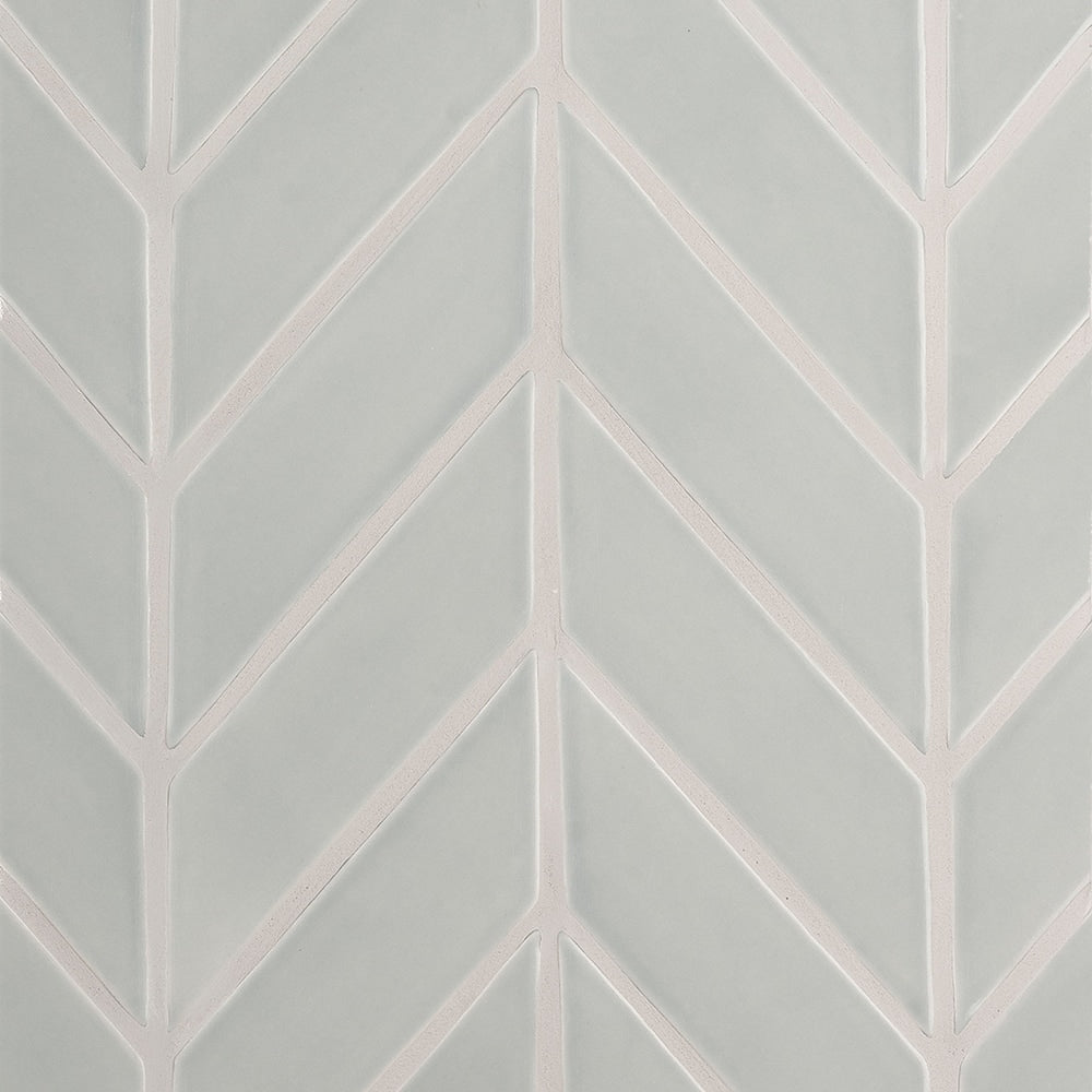 Pebble Glossy Chevron Ceramic Tile