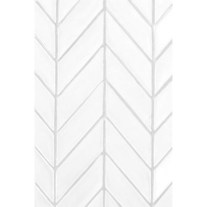Cotton Matte Chevron Ceramic Tile