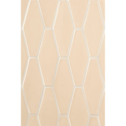 Caramel Glossy Longest Hexagon Ceramic Tile
