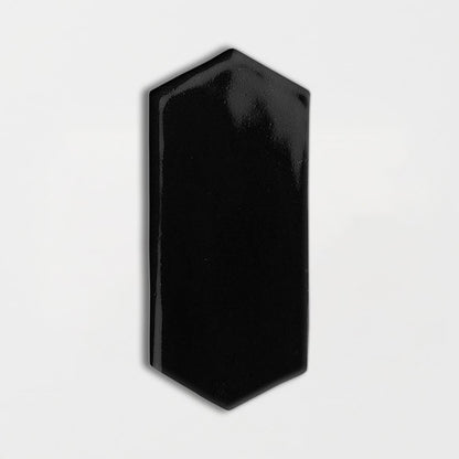 Midnight Glossy Picket Ceramic Tile