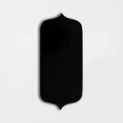 Midnight Glossy Tear Field Ceramic Tile